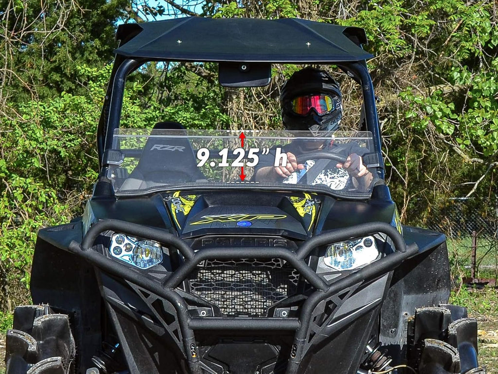 Half RZR Windshield, 1/4" Thick Clear Polycarbonate U72156