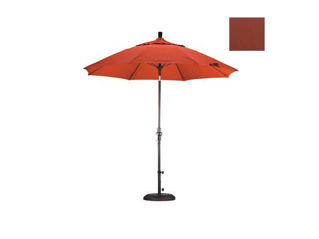 9 ft. Fiberglass Market Umbrella Collar Tilt Bronze C1831