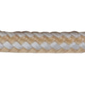 5/16x22 x 600& Gold/White Double Braided Nylon Rope Spool Z22302
