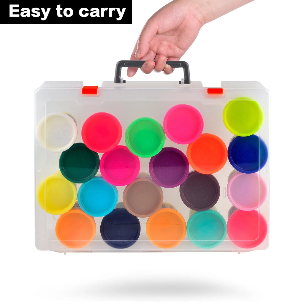 20-Pack Case of Colors 3-Ounce Cans Storage Box Organizer Container K3406