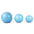 Medium Blue Skies Sphere Ball Candles M916