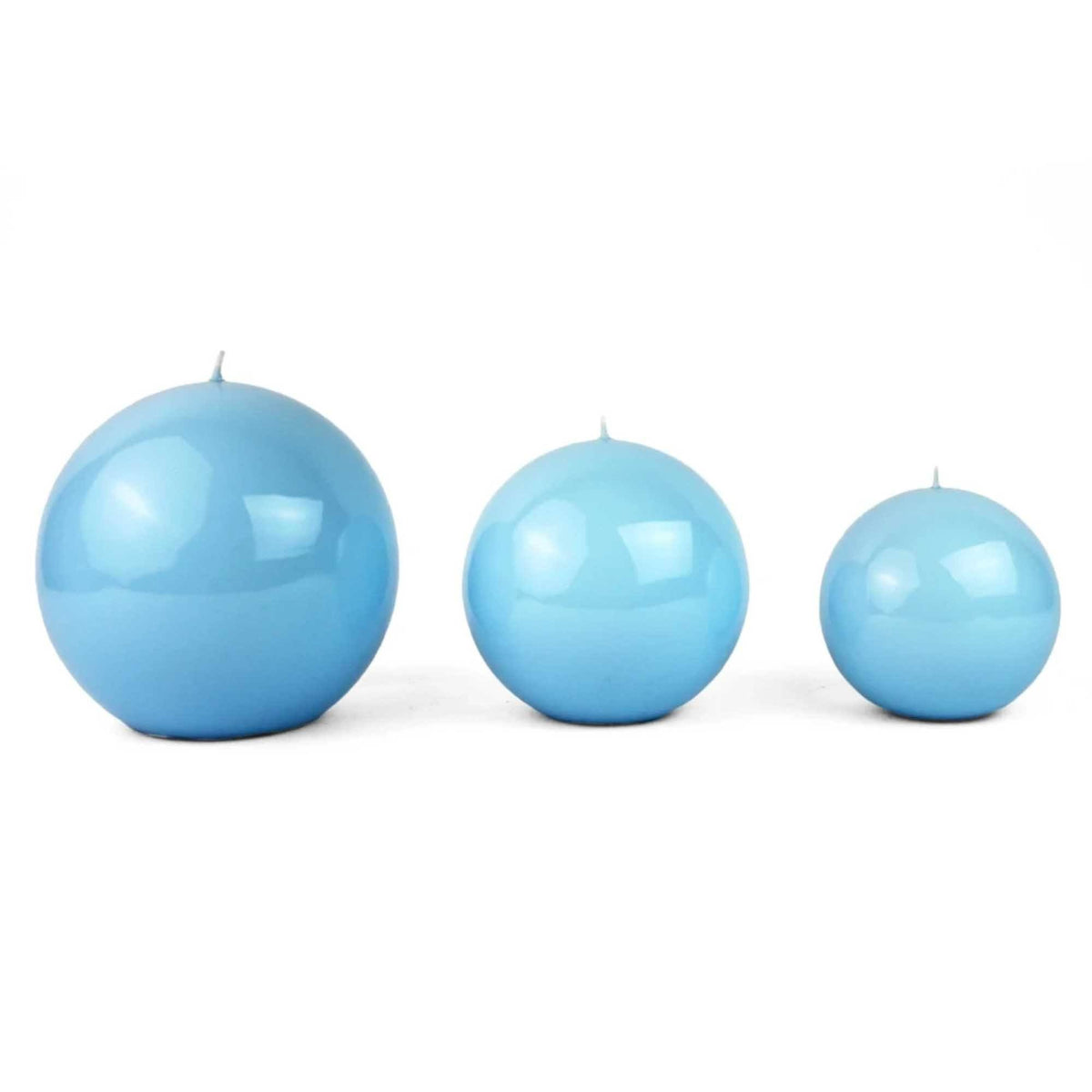 Medium Blue Skies Sphere Ball Candles M916