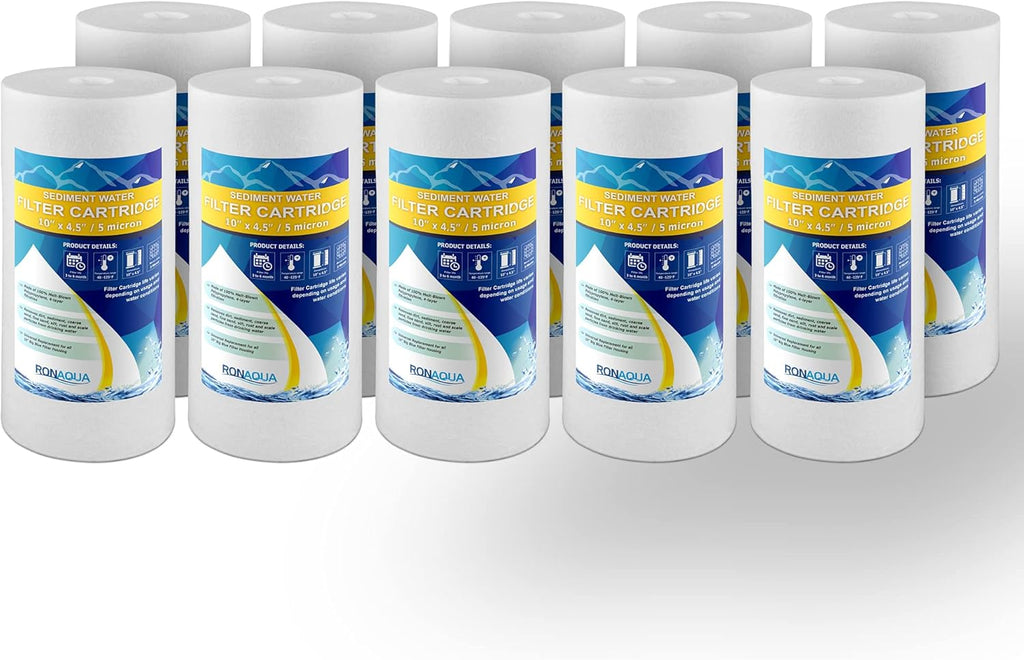 5 Micron 4.5”x 20 Water Filter Cartridges Pack of 2 O59069