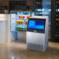 265lbs/24H Freestanding Ice Maker Cabinet Machine O129636