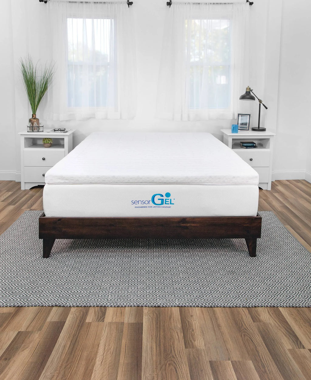 3-Inch Quilted Memory Foam Mattress Topper X50874