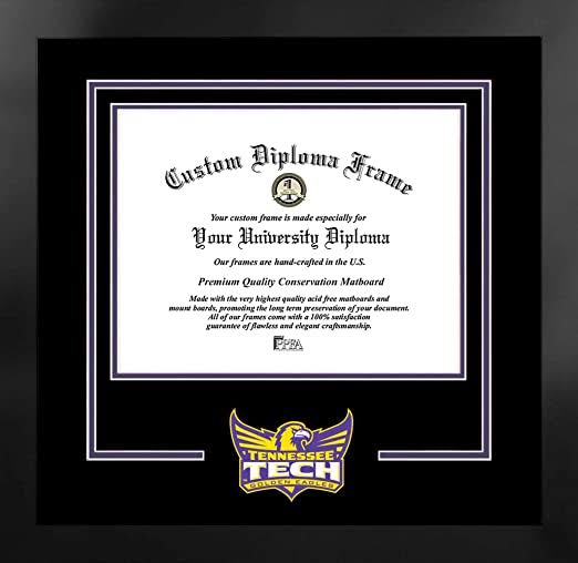 Black 11 x 8.5 in. Diploma Frame T699