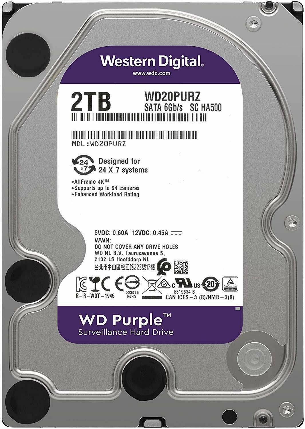 2TB 3.5 inch Surveillance Hard Drive B606401