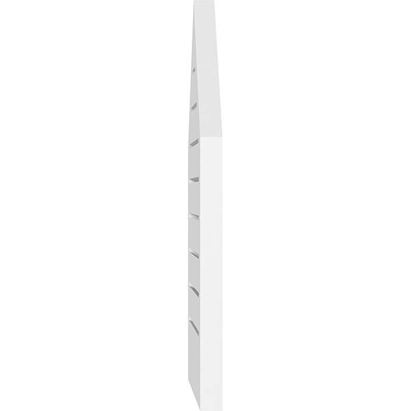 Peaked Top Surface Mount PVC Gable Vent O129