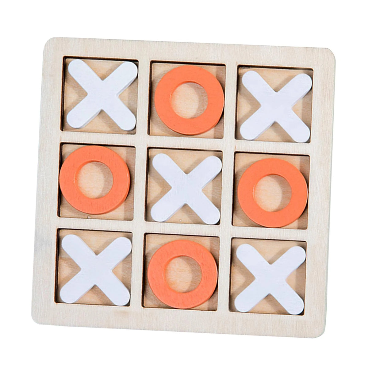 Wooden Board Game XO Chess Interactive Educational Toys Table Game P8032