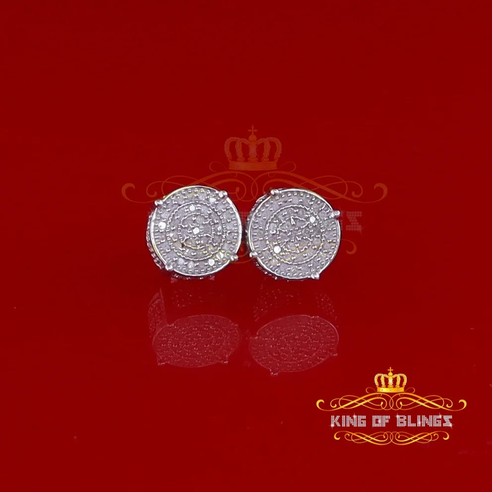 925 Sterling Silver Diamond Stud Earrings Z731170
