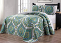 Oversize Cal King Size Reversible Quilt Set T547