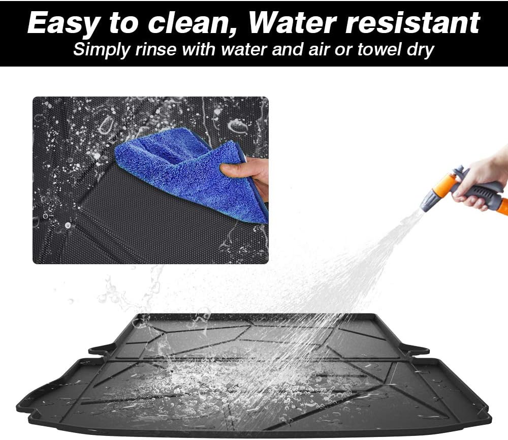 Black TPO Non-Slip Cargo Mat Pack of 2 N946449