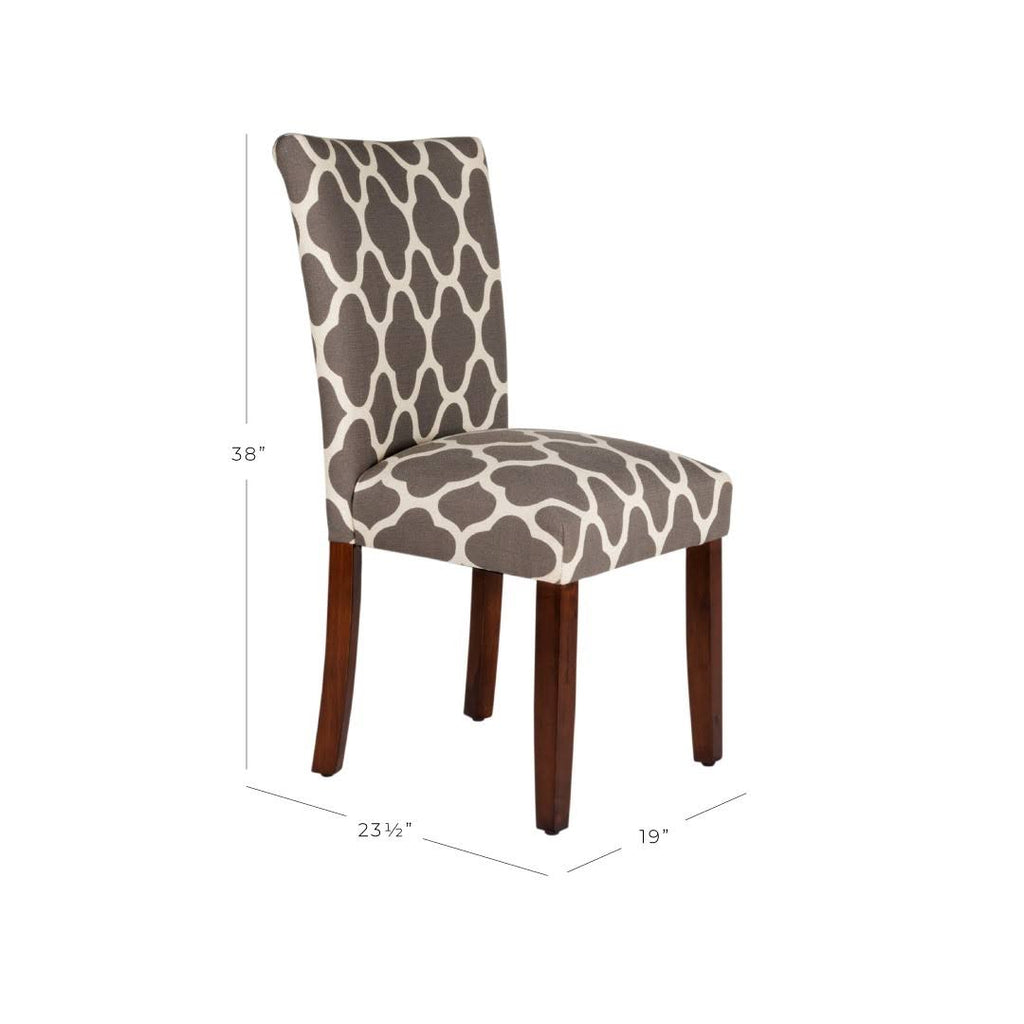 Gray Wood Dining Chair Set of 2 E4366