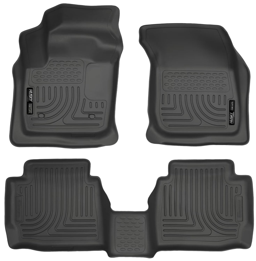 Black TPO Car Floor Liners for Ford Fusion Z8736