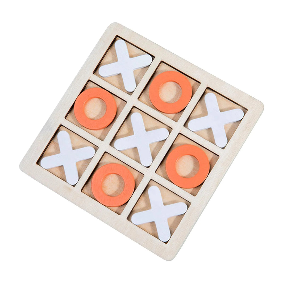 Wooden Board Game XO Chess Interactive Educational Toys Table Game P8032