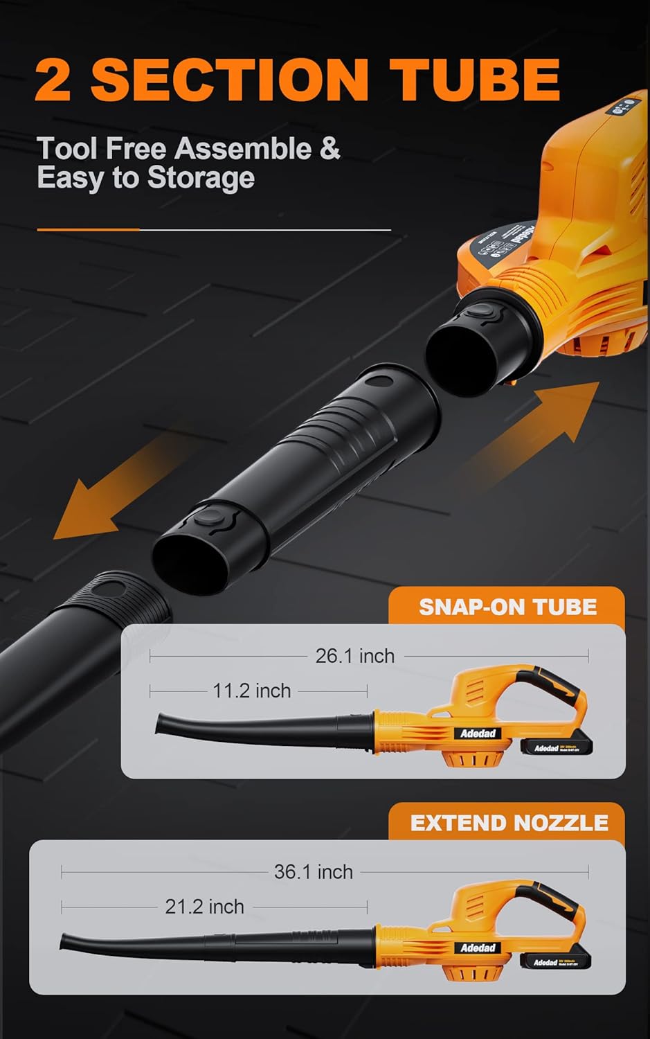 Cordless Handheld Leaf Blower 2.0 Ah 150 MPH Variable-Speed Pack of 2 K9852