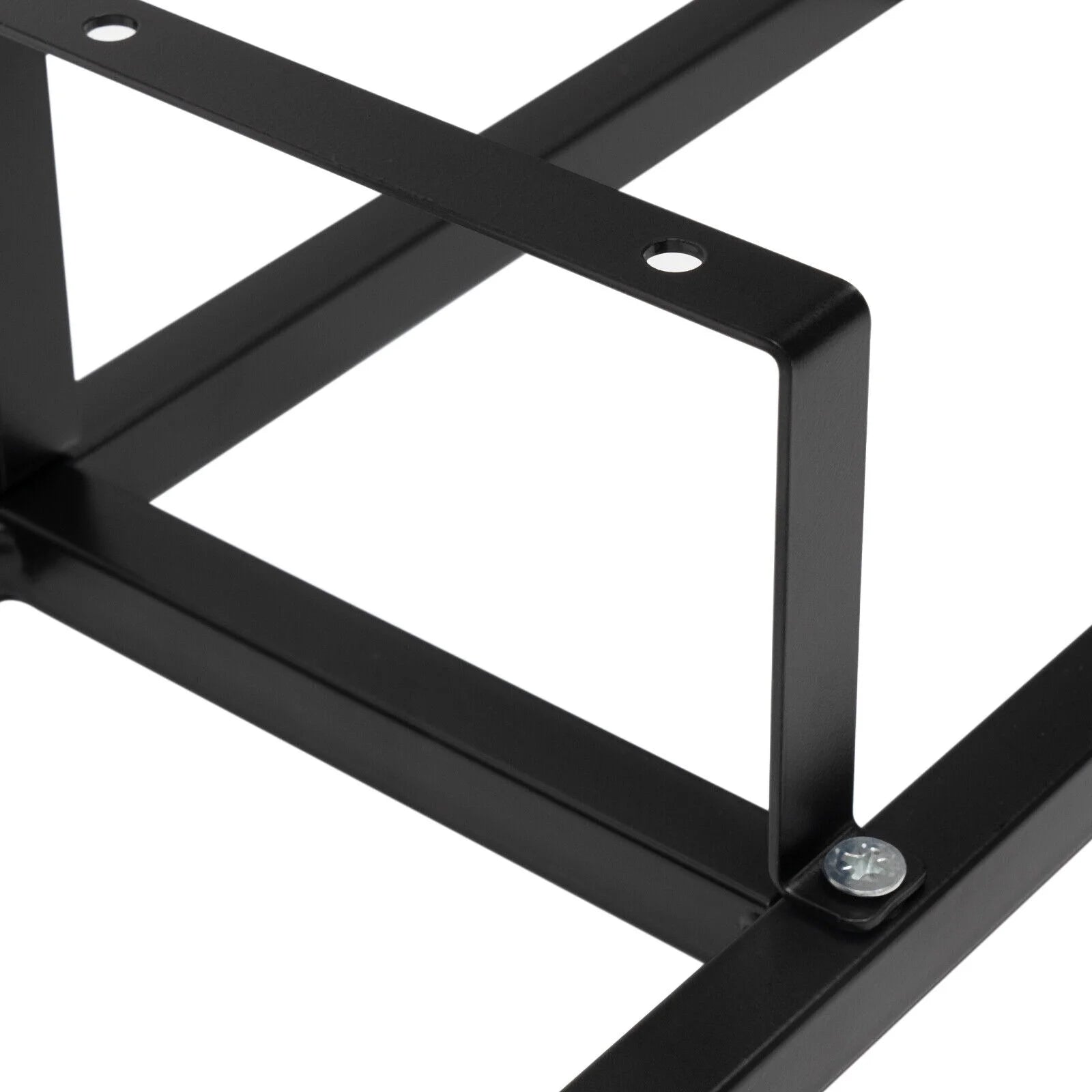 Black Iron Wall Mount CD DVD Media Rack Storage Shelf D2180