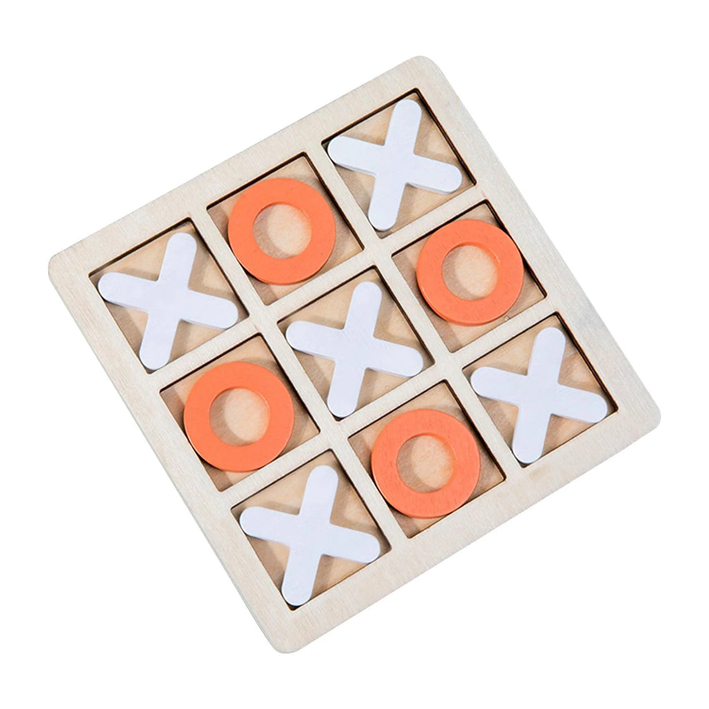 Wooden Board Game XO Chess Interactive Educational Toys Table Game P8032