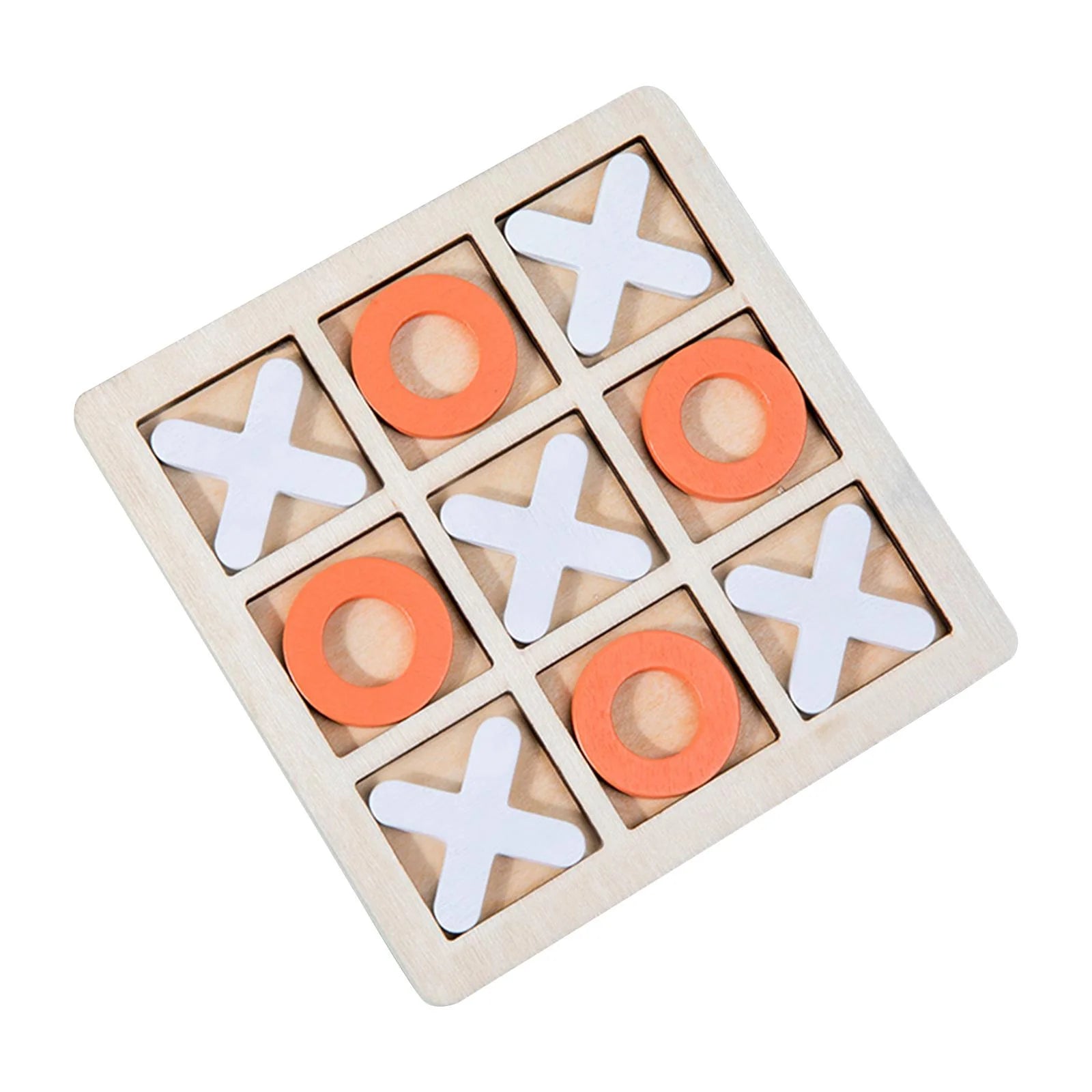 Wooden Board Game XO Chess Interactive Educational Toys Table Game P8032