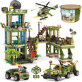 830 Pieces Green STEM Building Toy Building Blocks Set T6991