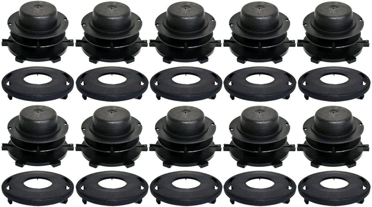 Trimmer Head Spool and Cover Cap Combo Pack of 2 U89572