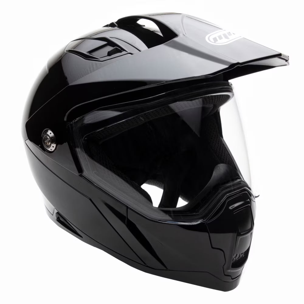 Gloss Black Full-Face Motorcycle Helmet D426146