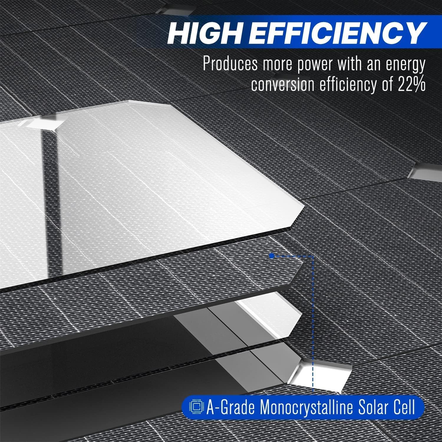 Flexible 100W 12V Monocrystalline Solar Panel D44885