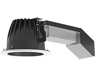 4 inch Round 20W Dimmable 3000K 90 CRI Black Cone White Ring X413373