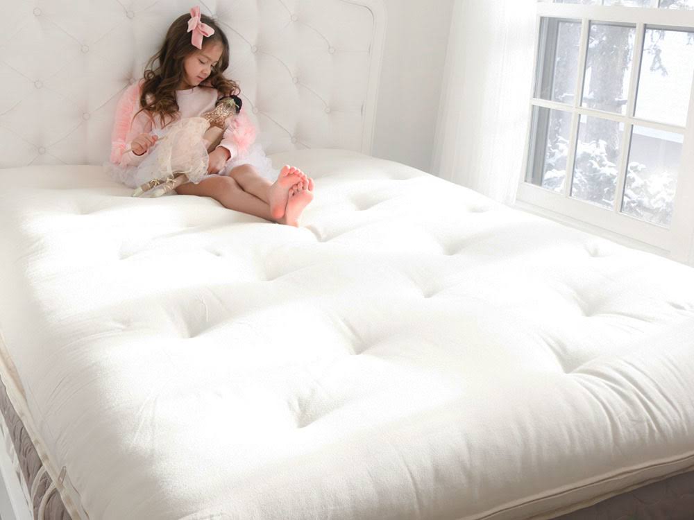 Organic Wool Mattress Topper with Organic Cotton Core D79860