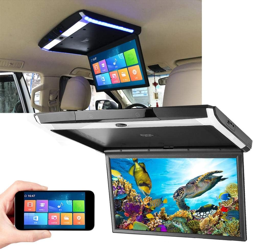 17.3in 1080P IPS Car Overhead Monitor with Built-in Stereo Speakers J928002