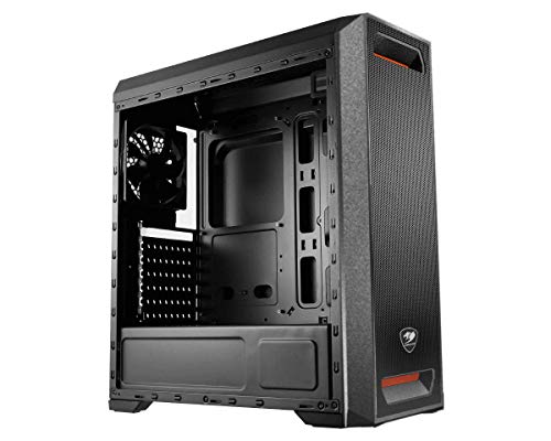 Mid Tower Case with Full Tempered Glass Window, black K2311