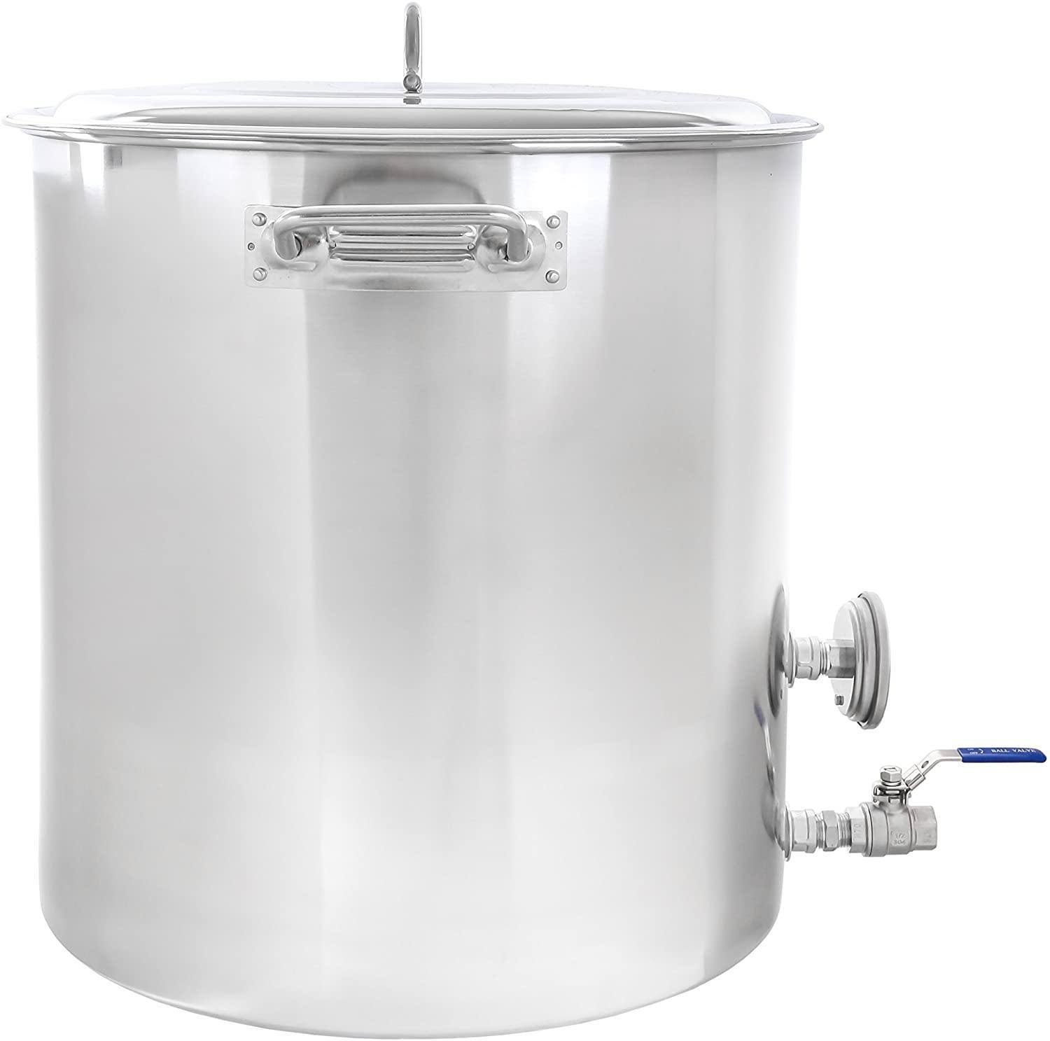 Stainless Steel Home Brew Kettle Stock Pot N43620