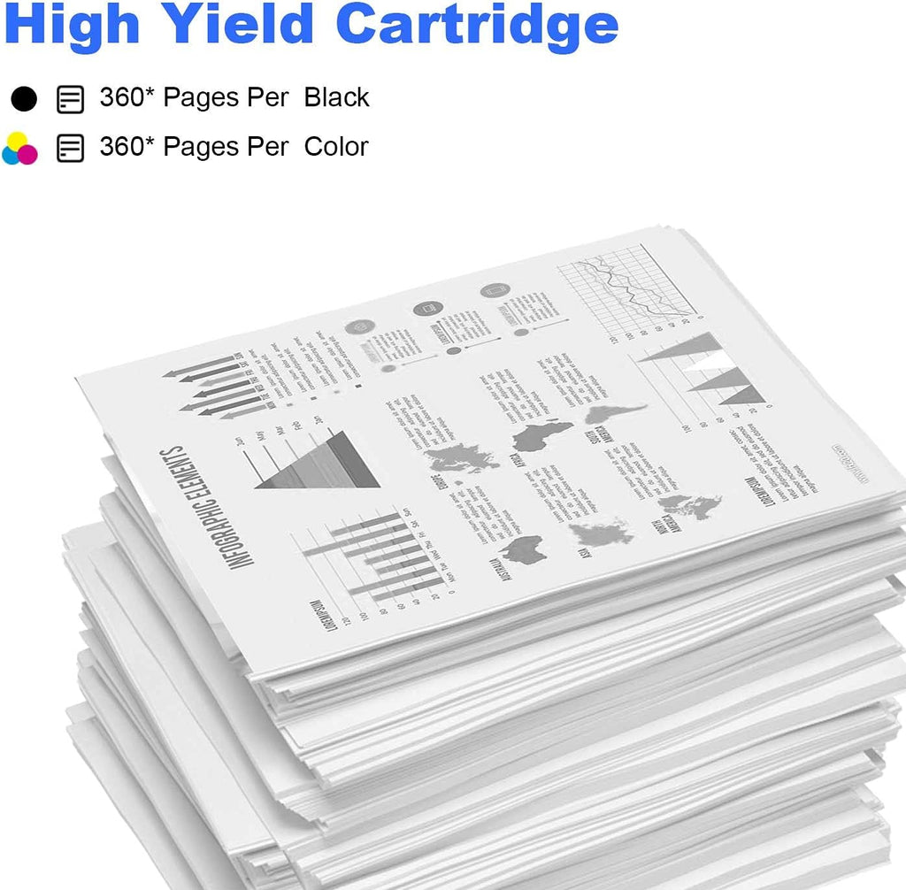 Remanufactured 65 XL Black Ink Cartridge 3 Pack S959