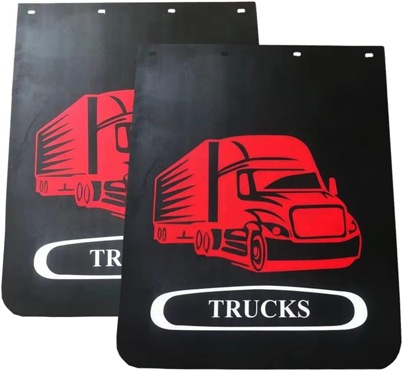 2pcs Heavy Duty Rubber Mud Flaps 24"x30" for Trailer Truck Semi-Truck L659