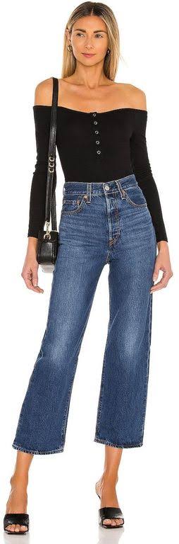 Ribcage Straight Ankle Jeans E427437