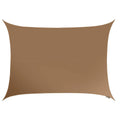 Mocha Brown Waterproof Rectangle Sail Shade Y372100