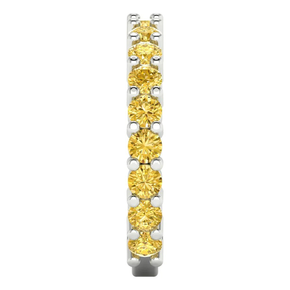 14k White Gold Eternity Band V2950
