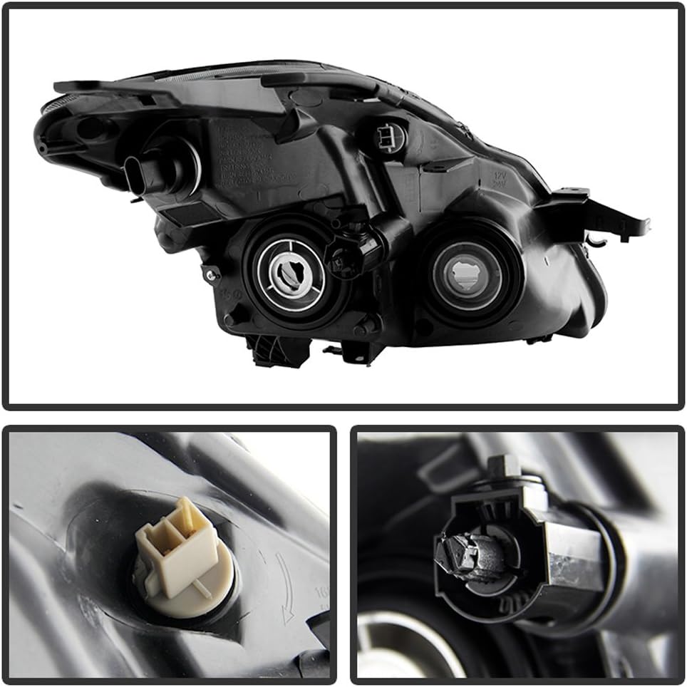 Black Housing Smoked Lens Headlights R860427