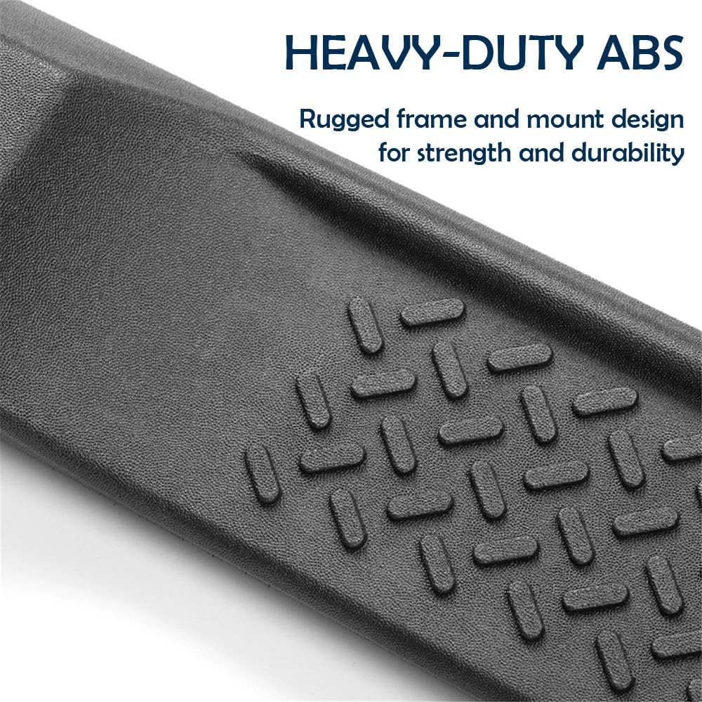 Matte Black 2pcs Side Steps for Jeep Wrangler JK 2-Door C4602