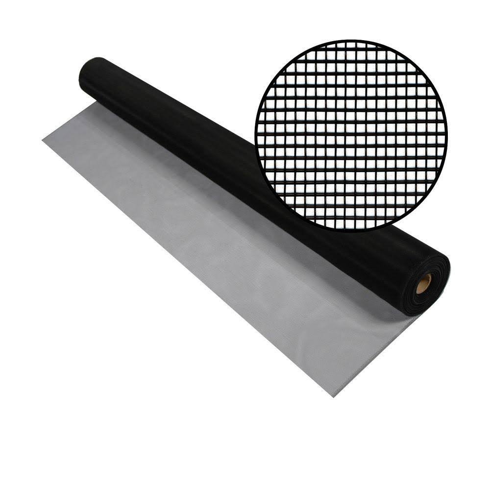 Aluminum Screen Black TUBE, 48x22 x 100 Z5169