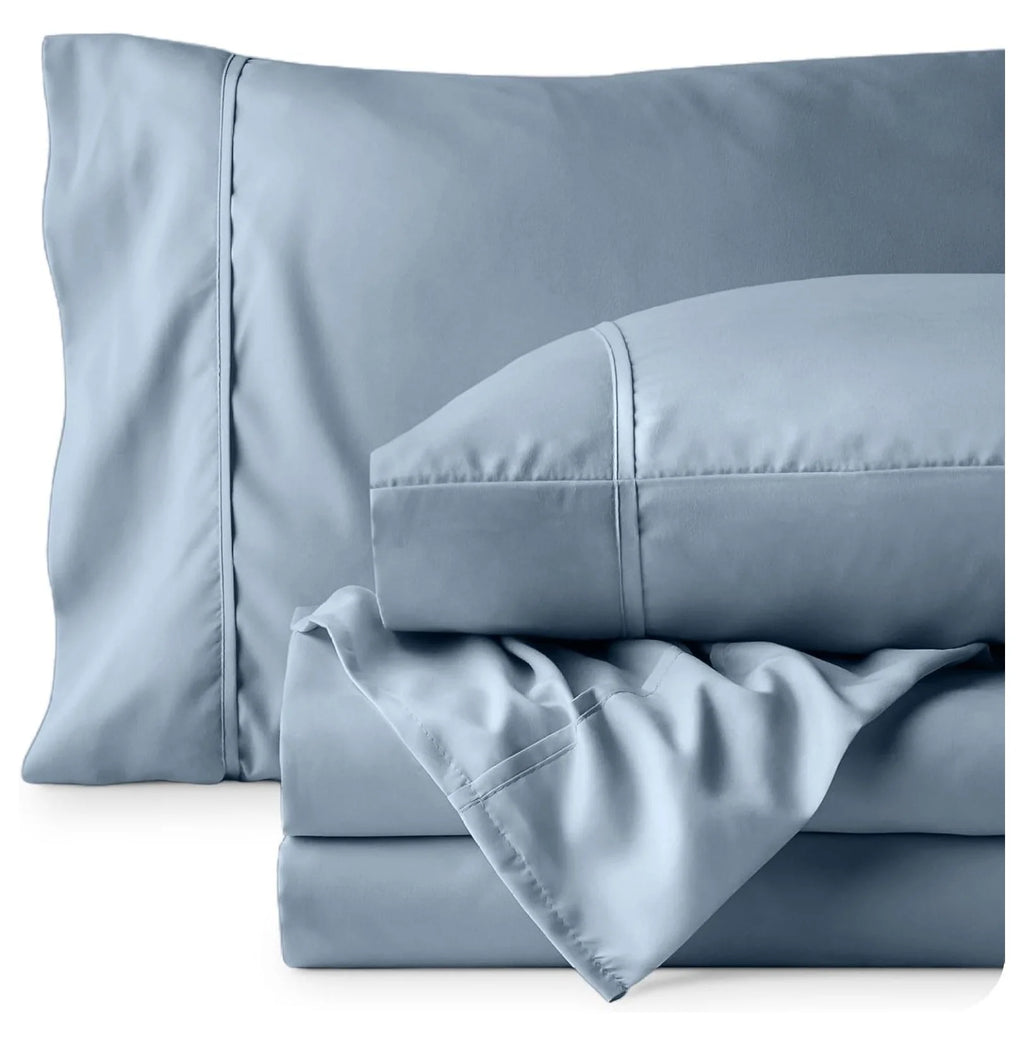 Queen 4 Piece Microfiber Sheet Set with Pillowcases Z822945