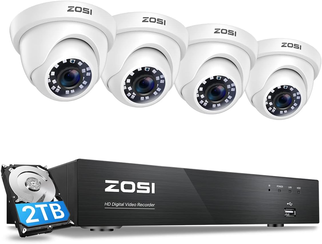 16 Channel 1080p CCTV Dome Camera System with 4TB Hard Drive K29138