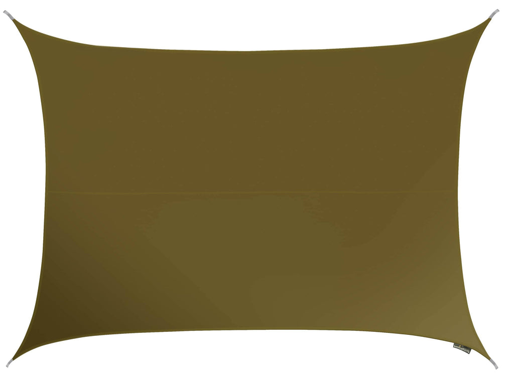 Mocha Brown Waterproof Rectangle Sail Shade Y372100
