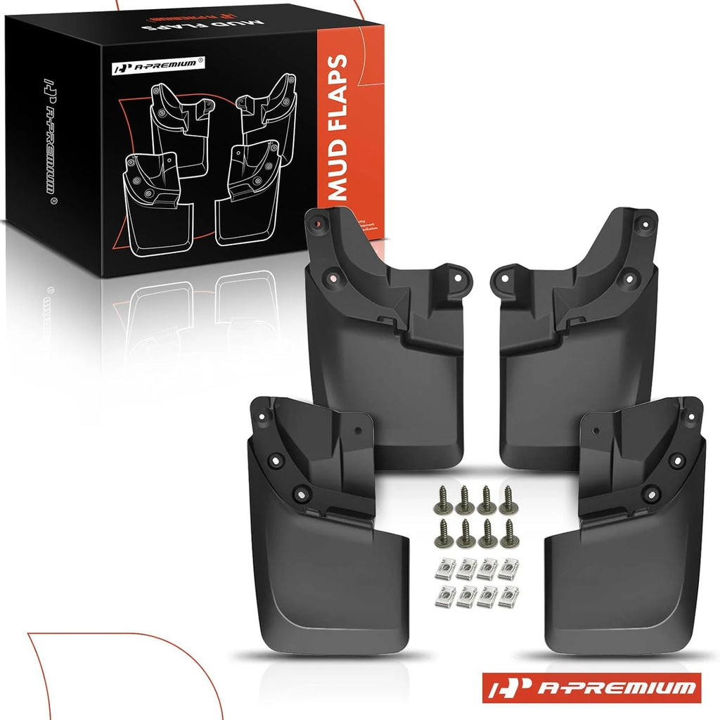 4-PC Molded Mud Flaps Splash Guards for Toyota Tacoma D327