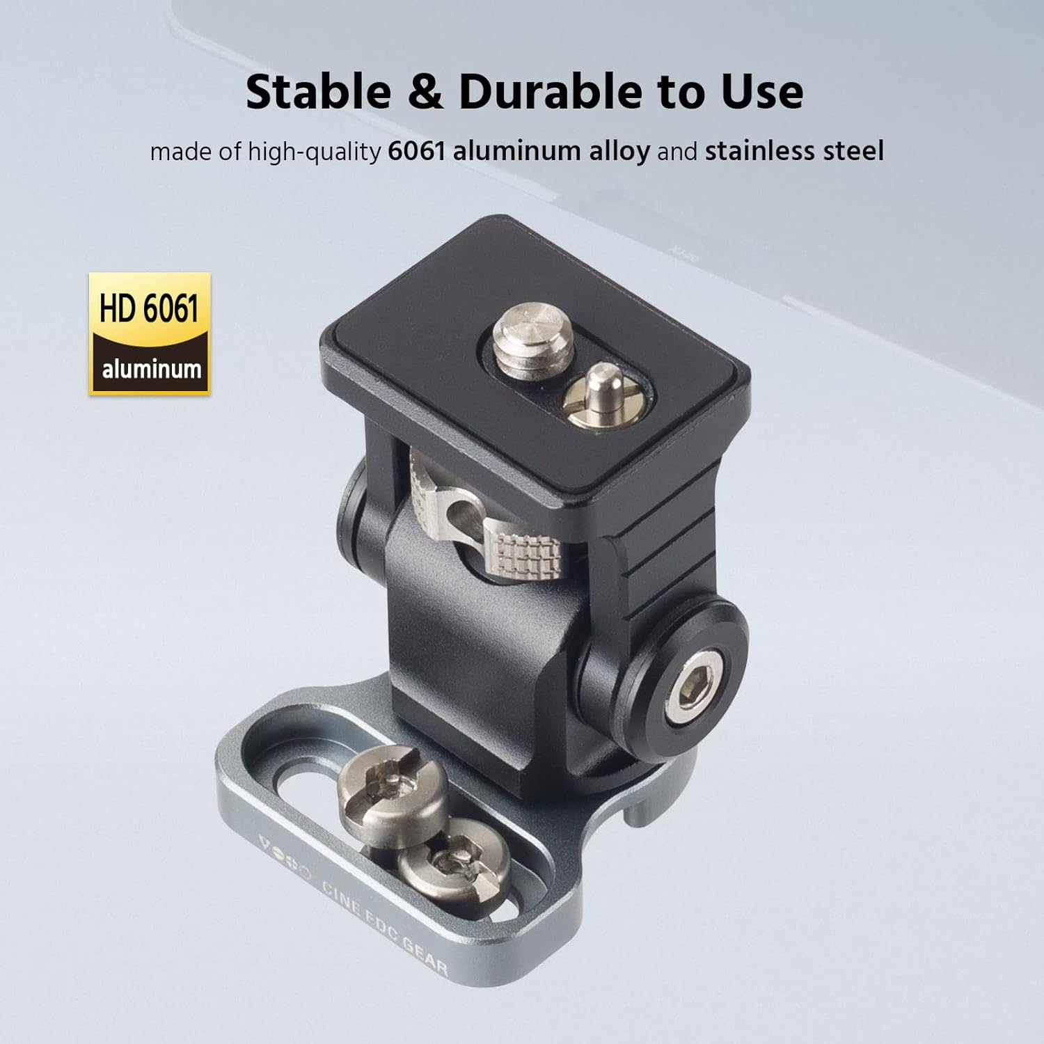 Camera Monitor Mount with 1/4 Screws Installation O3278