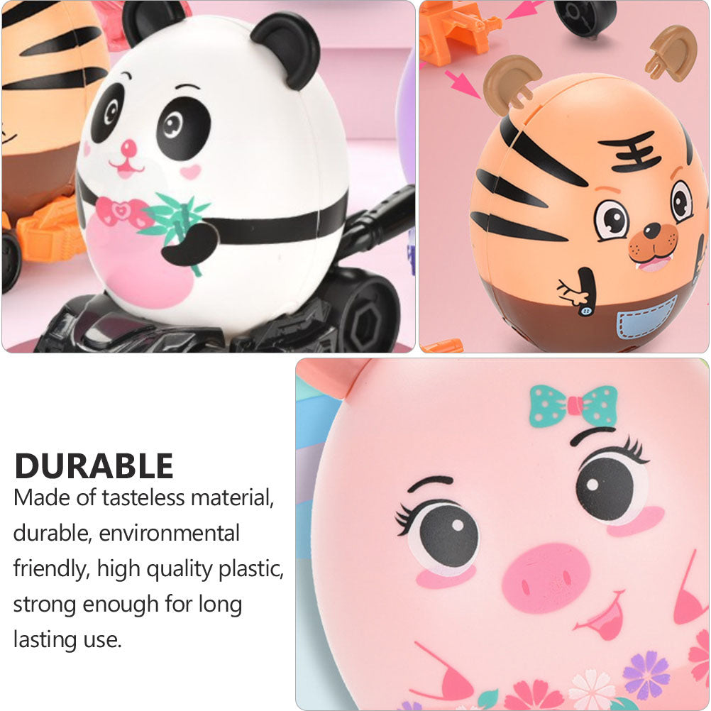 DIY Assembled Toys Car Blind Box Surprise Egg B578