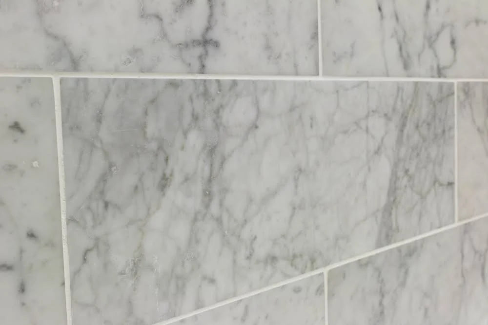 Carrara 6x18 Honed Marble Tile D8804