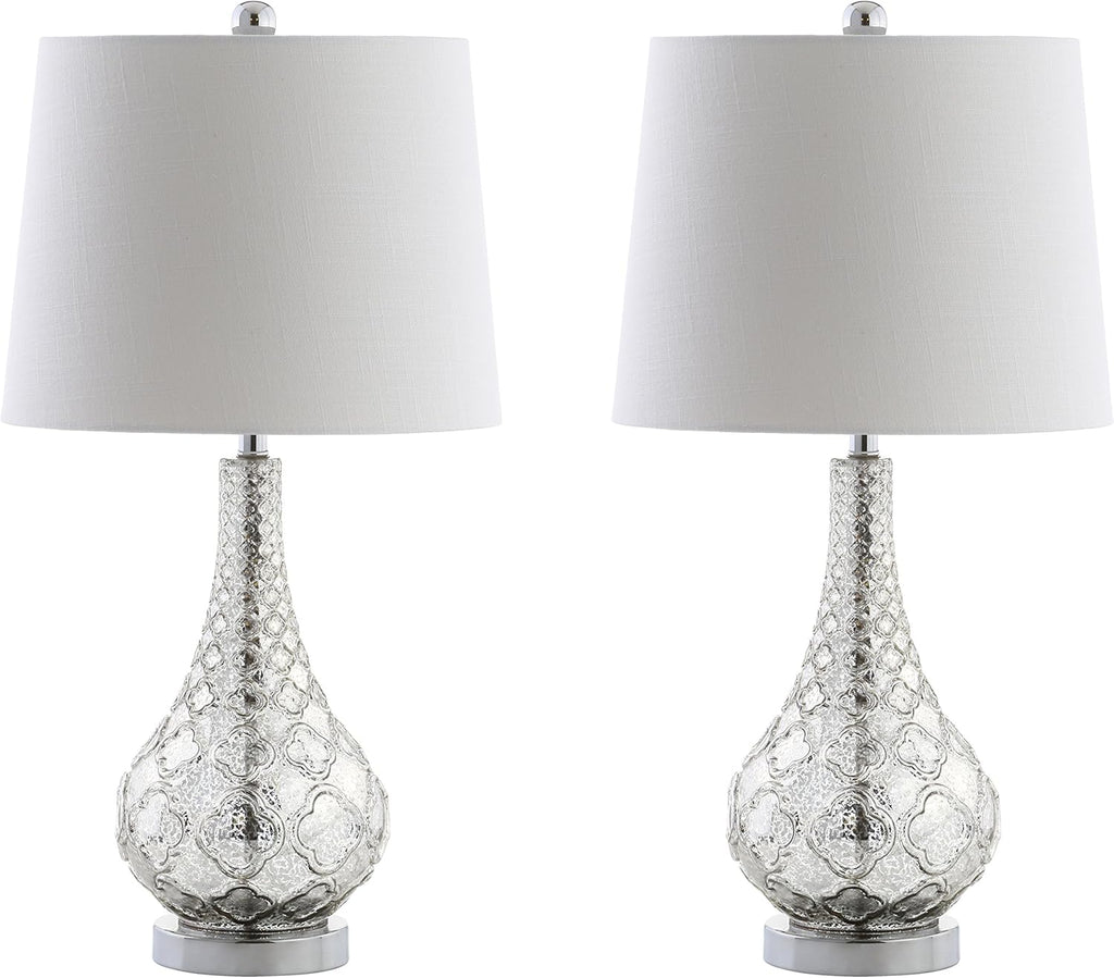 Mercury Silver Glass LED Lamp T37262