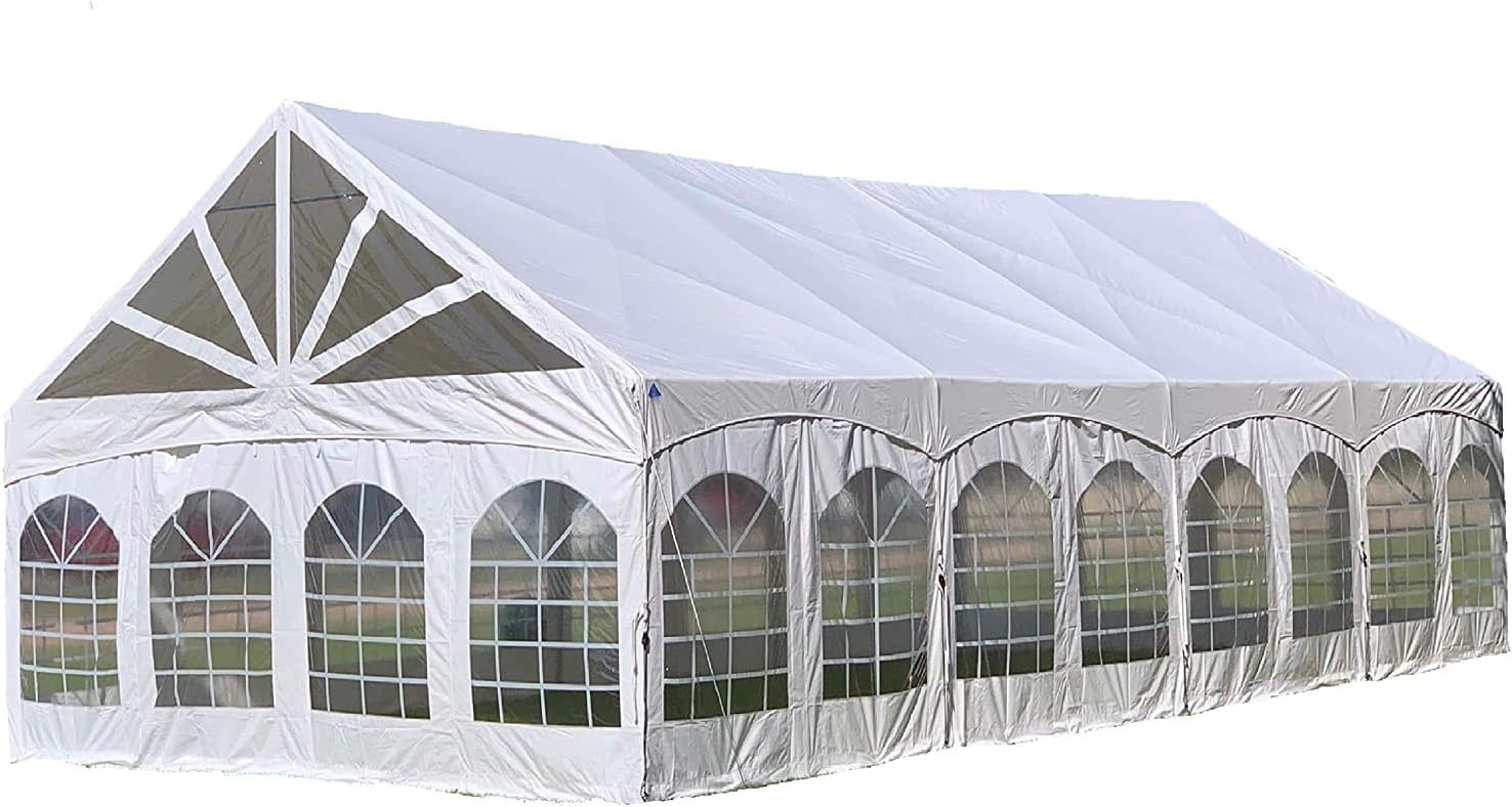 40'x20' PE Marquee Tent Gazebo Shelter with Storage Bags H878