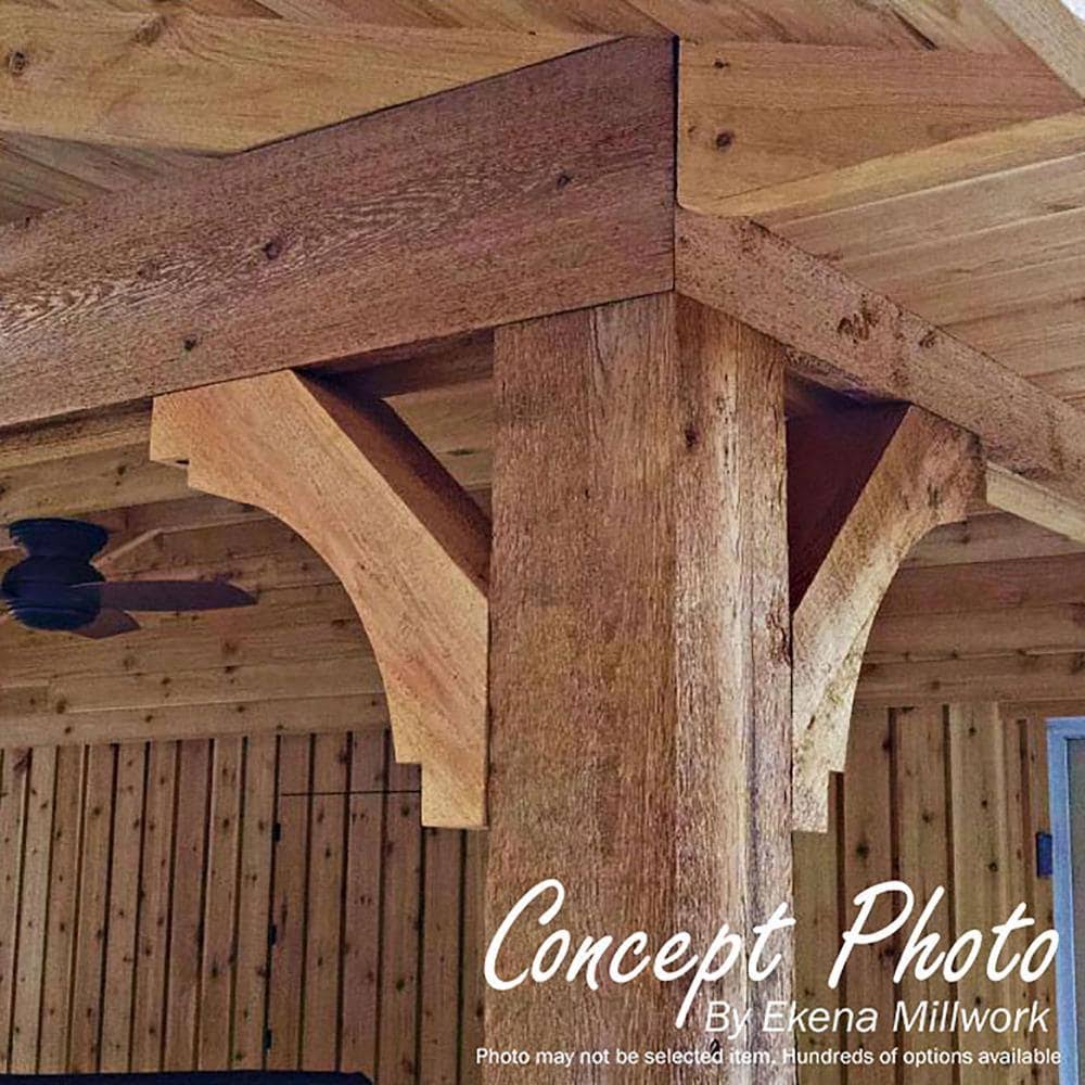 5 1/2x22W x 24x22D x 28x22H Douglas Fir Brace Q3534